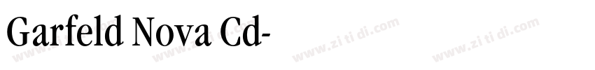 Garfeld Nova Cd字体转换 Garfeld Nova Cd字体转换